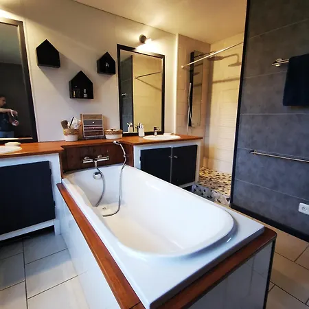 Villa Maison Architecte En Bois Avec Piscine Et Jacuzzi Pruille-l'Eguille